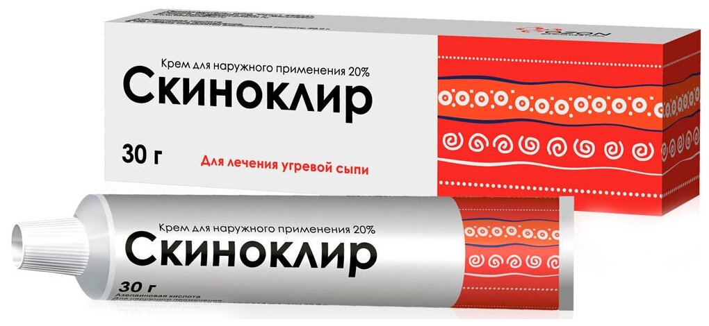 Скиноклир крем д/нар.прим. туба, 20%, 30 г