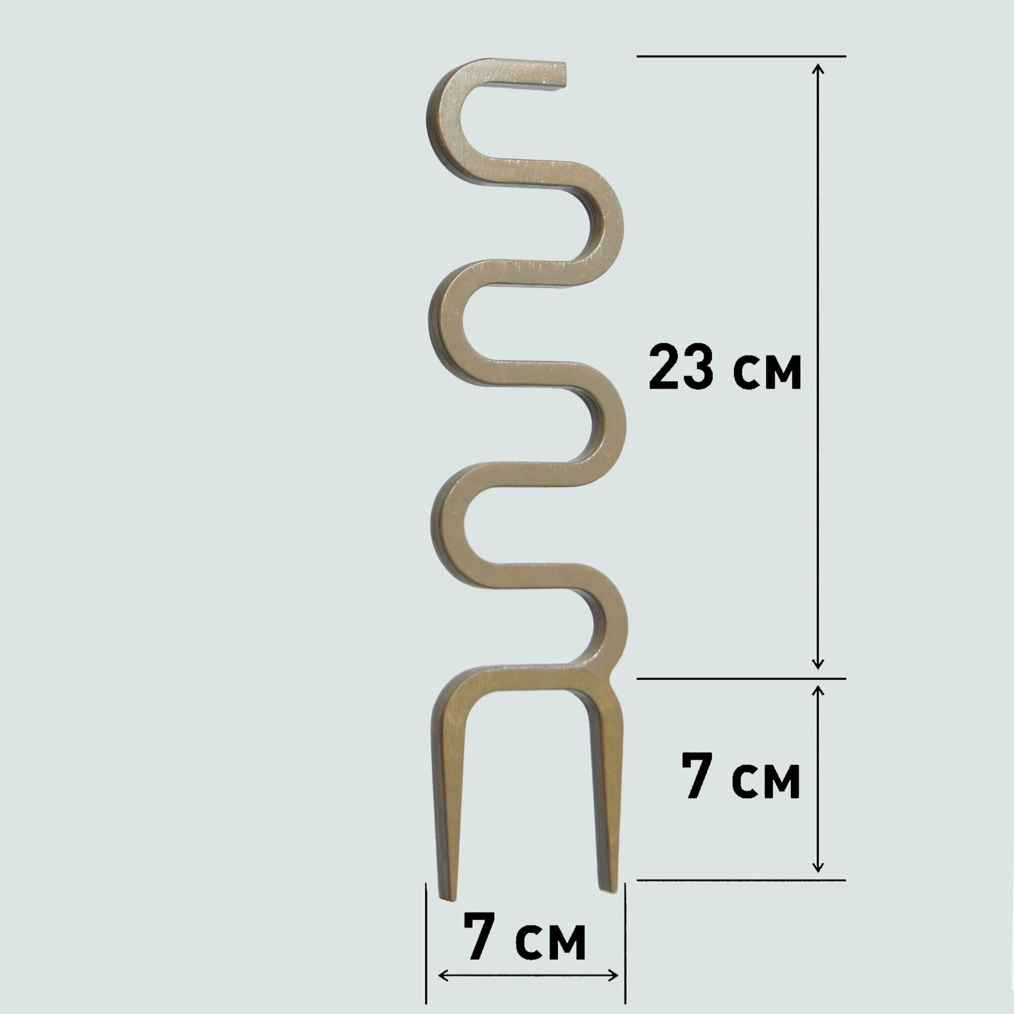 Опора для растений "COBRA", зелёная, 30 см - фотография № 7