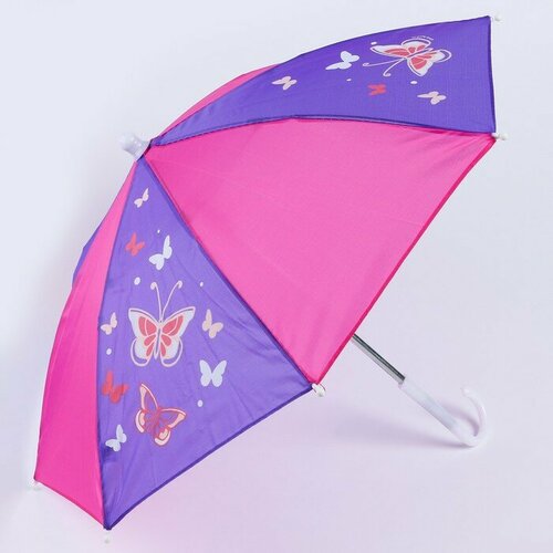 Зонт-трость Funny toys, розовый, фиолетовый