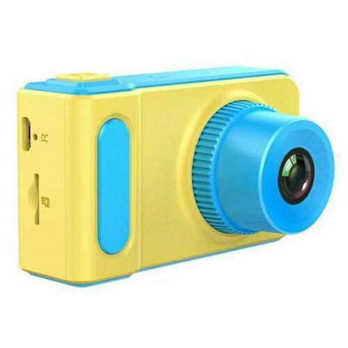 фото Фотоаппарат camera kids summer vacation желтый/голубой