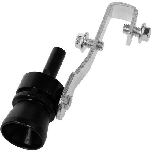 Свисток в глушитель автомобиля, размер M, 23 мм, под диаметр трубы 37-48 мм, черный