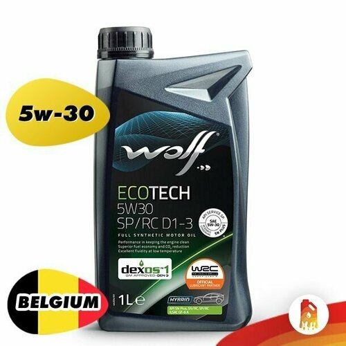 Моторное масло WOLF ECOTECH 5W30 SP/RC D1-3 1L