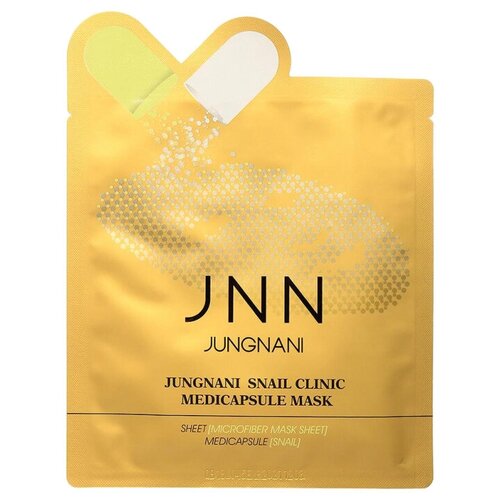 Маска тканевая с экстрактом улитки JNN Jungnani Snail Clinic Medicapsule Mask
