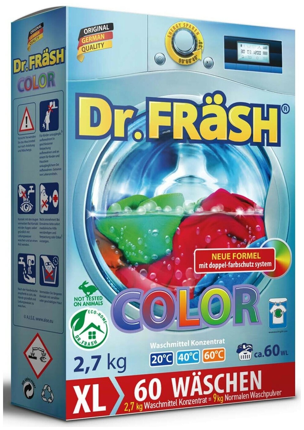 Dr.FRASH Концентрированный стиральный порошок для цветного белья "COLOR" 2,7 кг