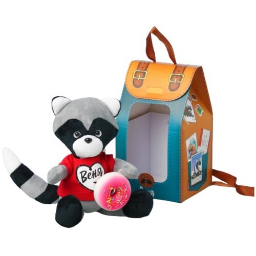 фото Мягкая игрушка «енот веня в футболке» сима-ленд