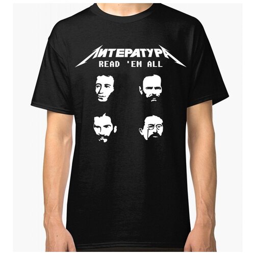фото Футболка dream shirts литература мужская m черная