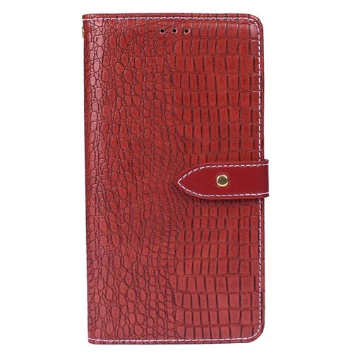 фото Чехол-книжка mypads с подставкой для samsung galaxy s8 plus sm-g955 лаковая кожа крокодила красный