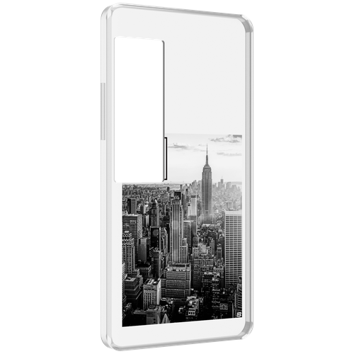 Чехол MyPads черно белый Нью-Йорк для Meizu Pro 7 Plus задняя-панель-накладка-бампер чехол mypads черно белый нью йорк для meizu note 8 задняя панель накладка бампер