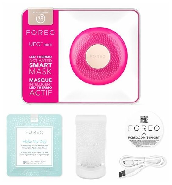 Смарт-маска для лица для всех типов кожи FOREO UFO mini, Fuchsia