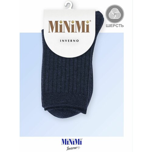 Носки MiNiMi, размер 35-38 (23-25), черный носки женские х б minimi bamboo2202 набор 6 шт размер 35 38 nero чёрный