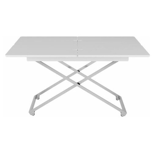 фото Стол универсальный трансформируемый андрэ менсона белый/хром мебелик