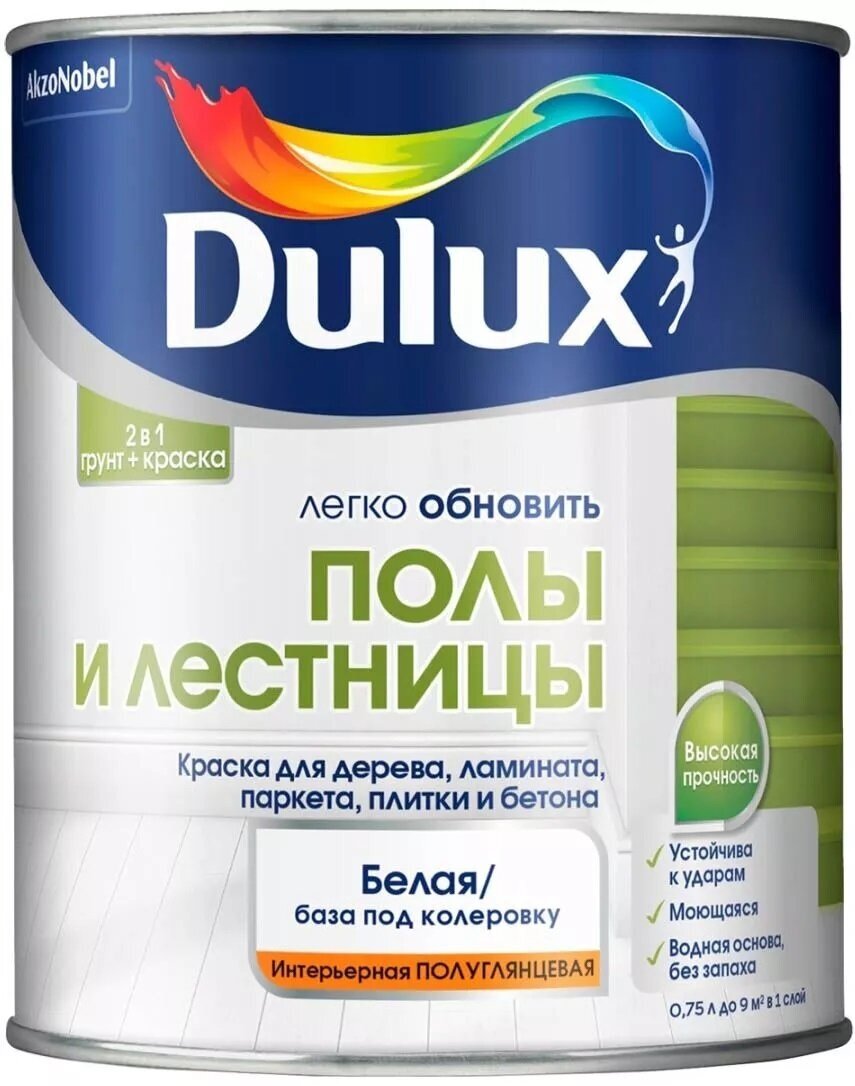 Краска DX Полы и лестницы BW 0,75 л