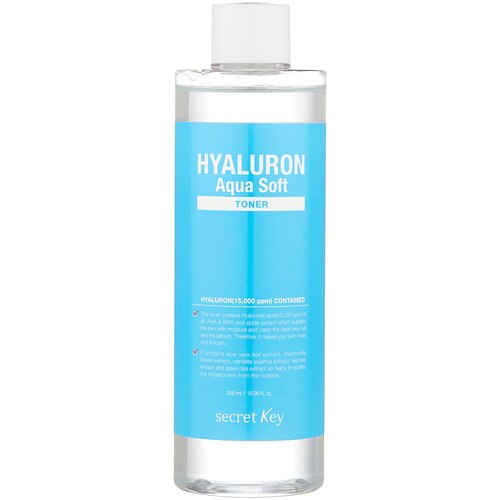 Secret Key Тонер гиалуроновый Hyaluron Aqua Soft Toner, 500 мл