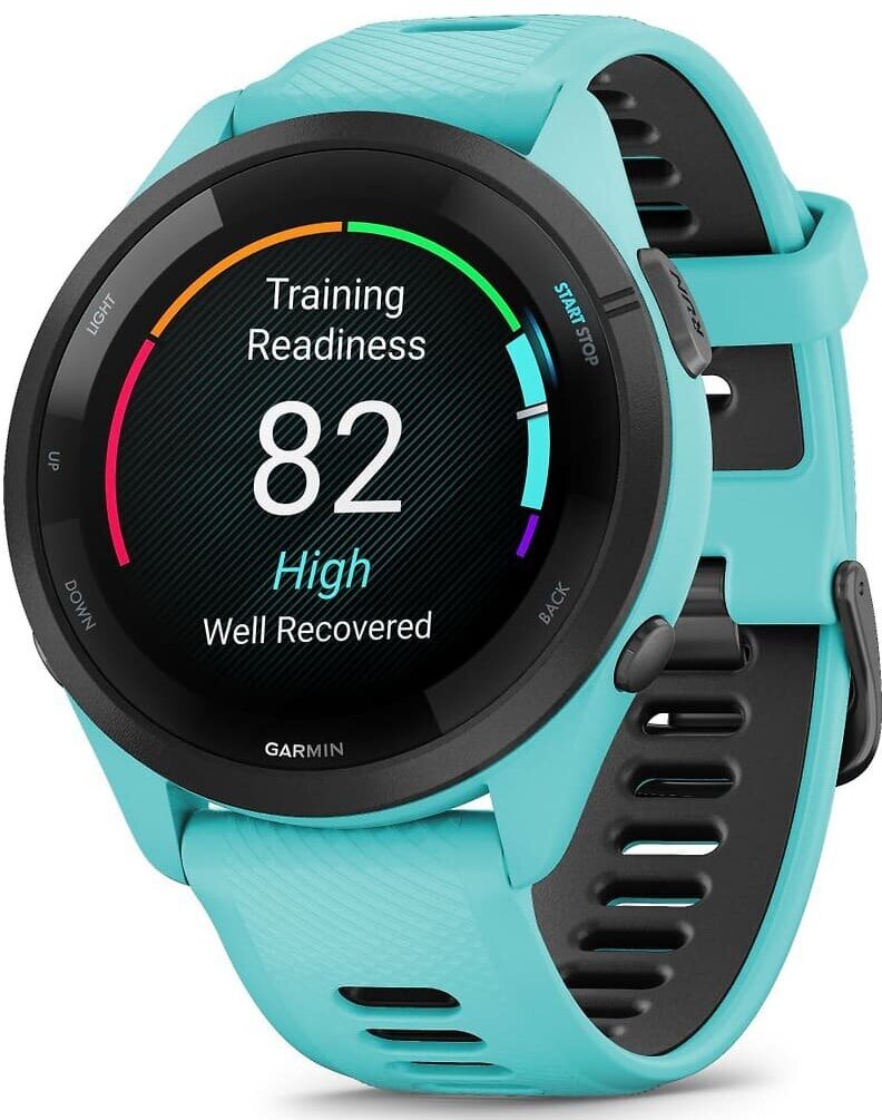 Умные часы Garmin Forerunner 265, бирюзовый/черный 010-02810-12