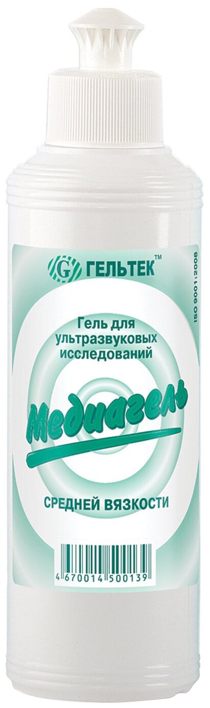 Гель для УЗИ Гельтек Медиагель средней вязкости (цветной) 250 г