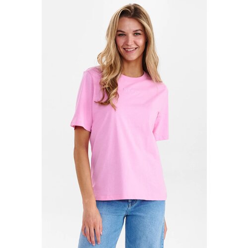фото Футболка numph, размер l, розовый