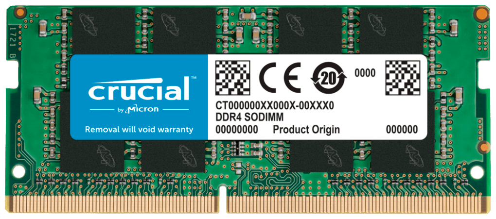 Оперативная память Crucial 16 ГБ DDR4 2666 МГц SODIMM CL19 CT16G4SFRA266