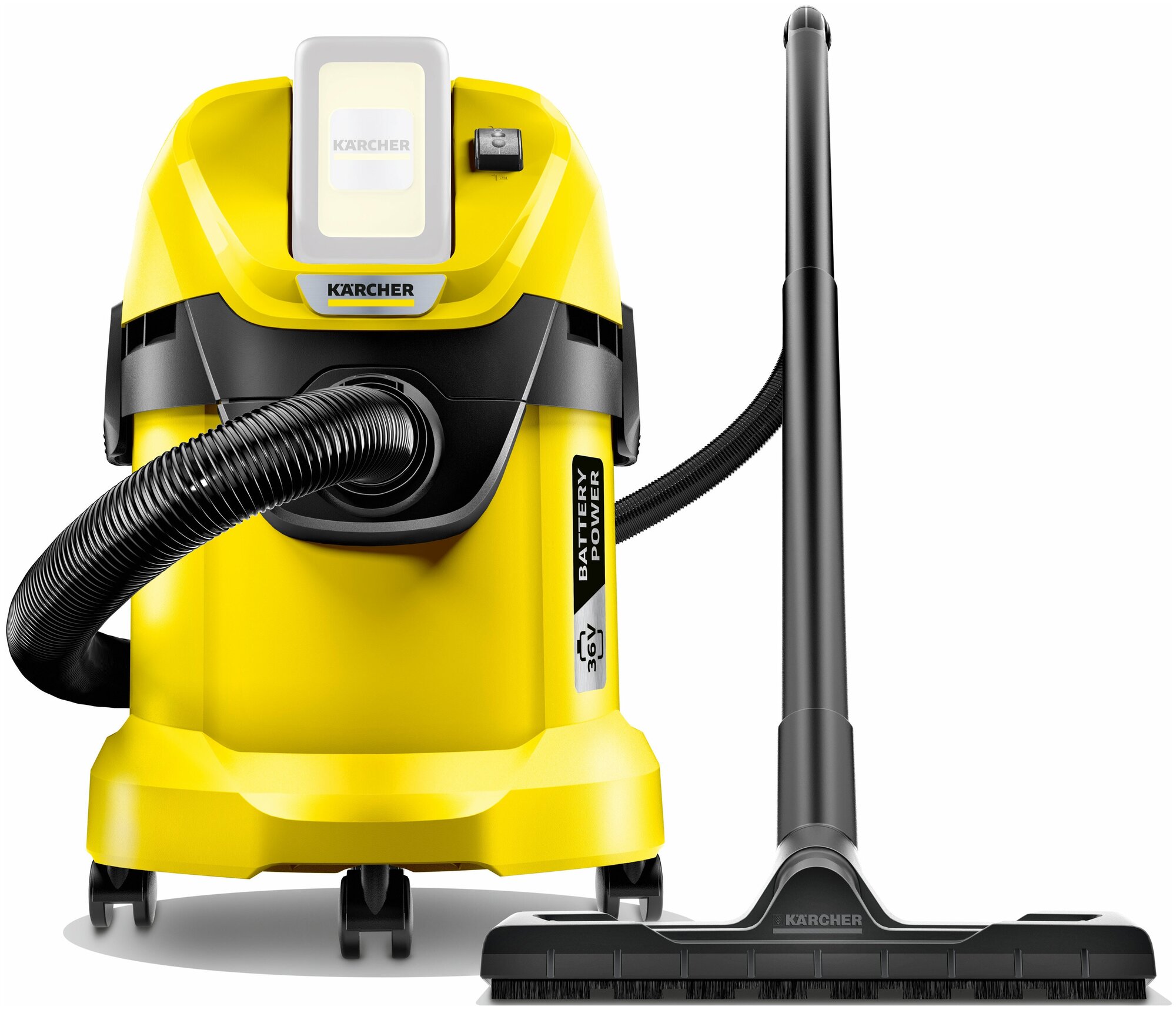 Аккумуляторный хозяйственный пылесос Karcher WD 3 Battery, 1.629-910.0