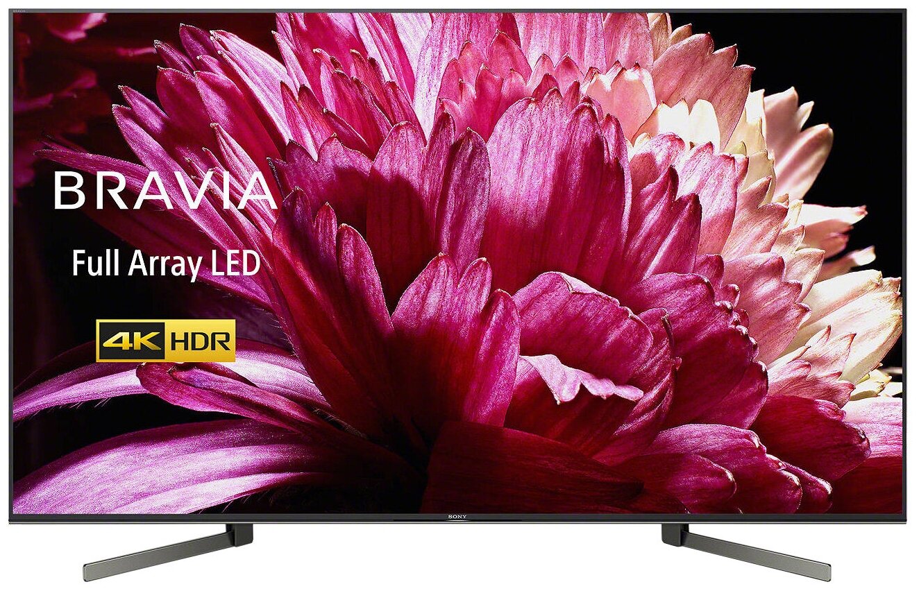 55" Телевизор Sony KD-55XG9505 2019 LED, HDR, Triluminos, черный