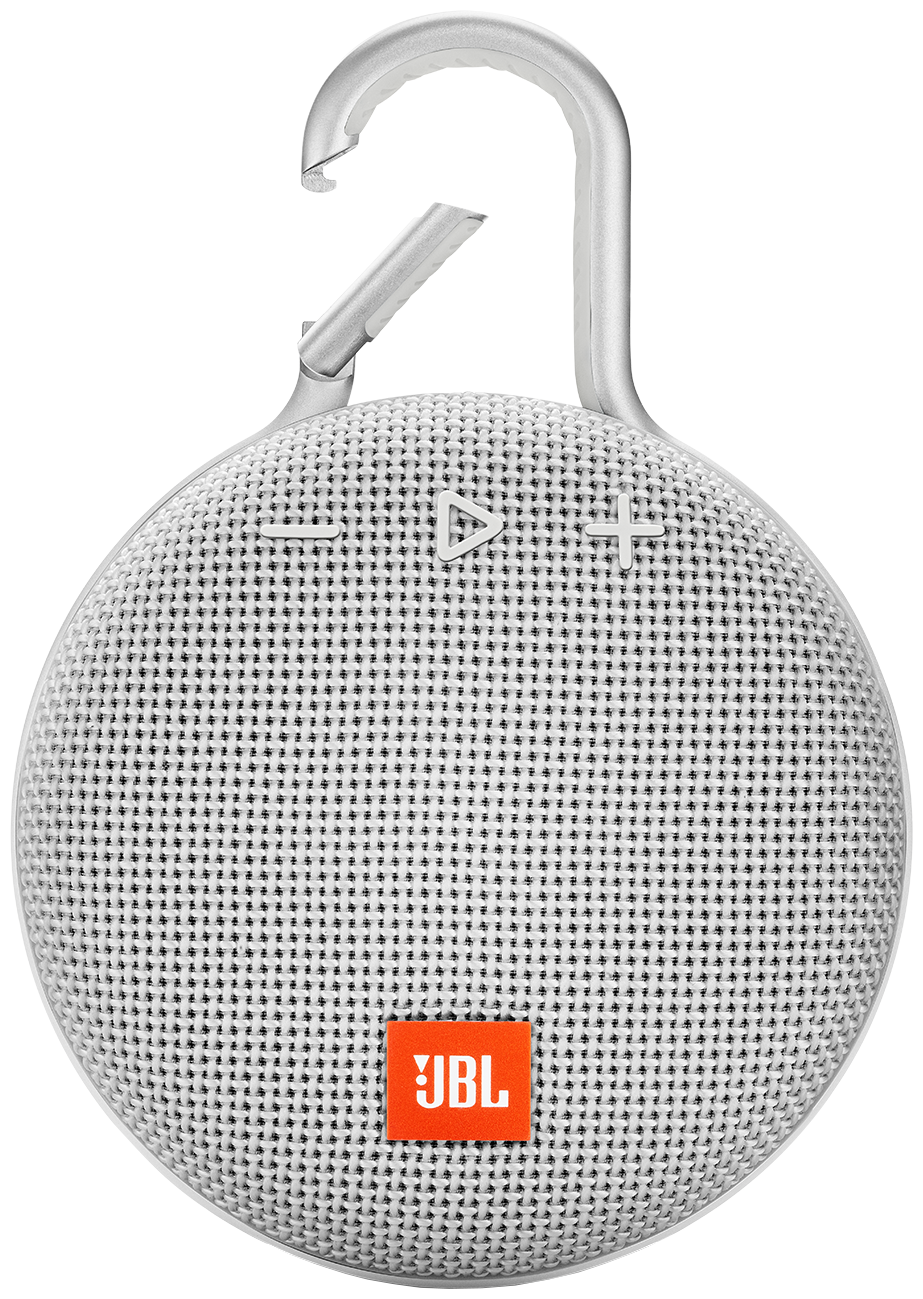 Портативная акустика JBL CLIP 3, 3.3 Вт, steel white