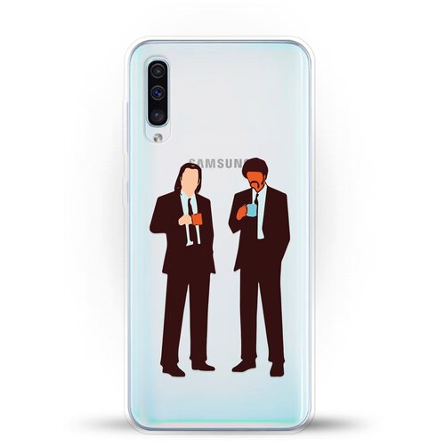 фото Силиконовый чехол винсент и джулс на samsung galaxy a50s andy & paul