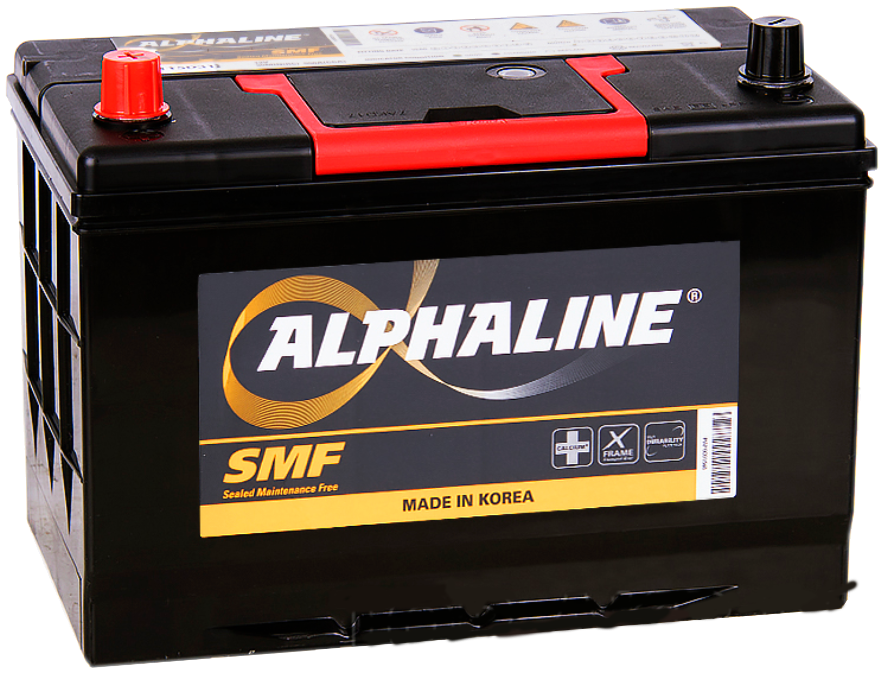 Аккумулятор автомобильный AlphaLINE Standard 105D31R 6СТ-90 прям. 306x173x225