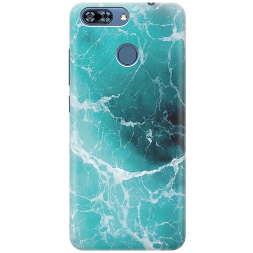 фото Cиликоновый чехол на zte blade v9 vita / зте блейд в9 вита с принтом "лазурный океан" gosso