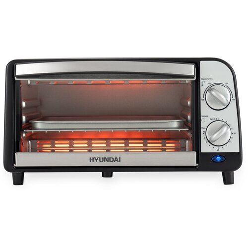 Мини-печь Hyundai MIO-HY071 9л 800Вт серебристыйчерный 379000₽