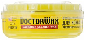 Воск для автомобиля DoctorWax очищающий полироль-защита с воском карнауба