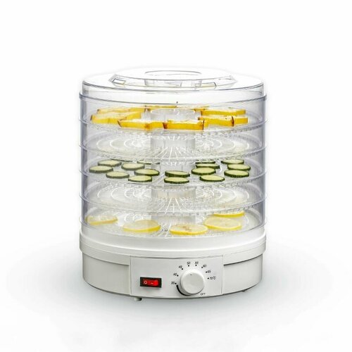 Сушилка для овощей и фруктов электрическая5 поддонов8 температурных режимов белая 269900₽