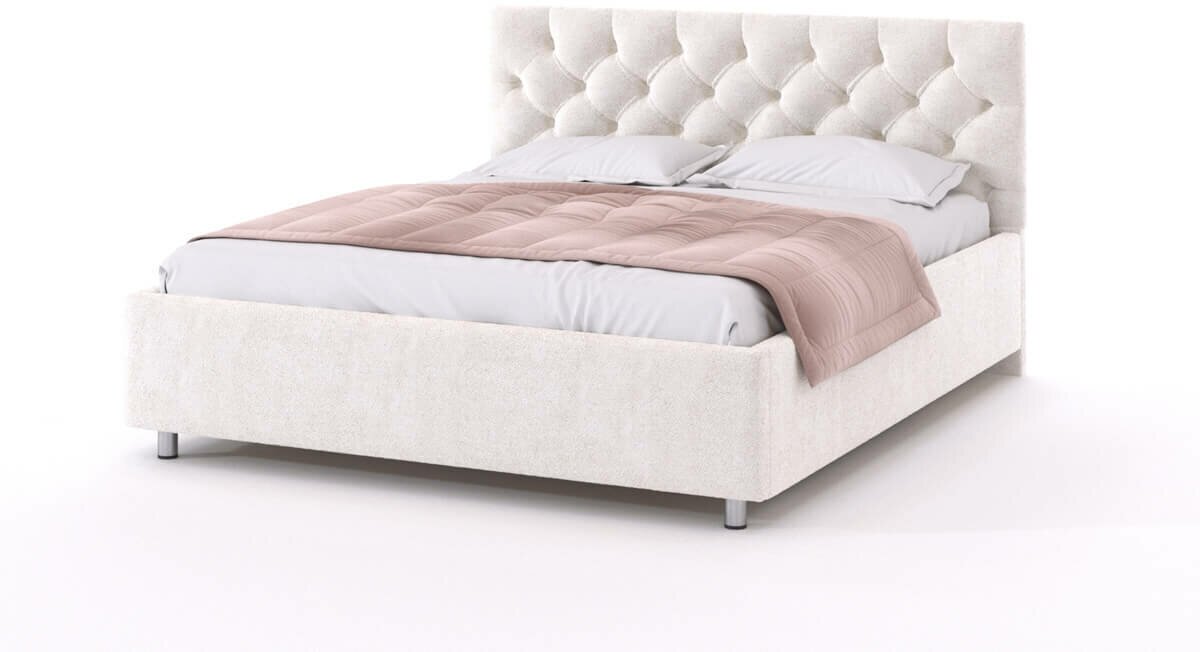 Мягкая кровать Джулия 151-211-120СП 140-200 ткань в цвете Veluta Lux 01