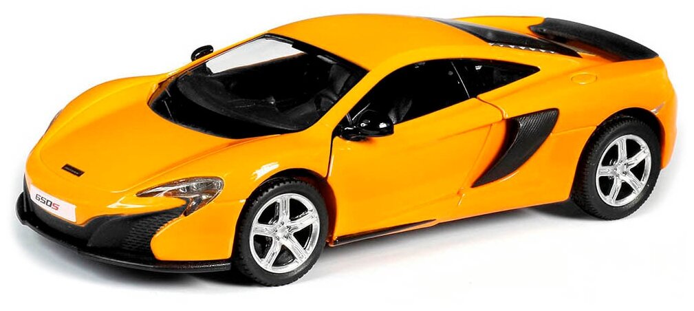 Машина металлическая RMZ City 1:32 McLaren 650S, инерционная, оранжевый (554992-OR)