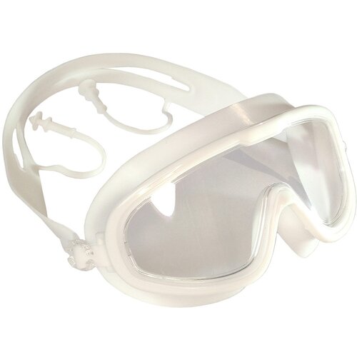 Очки-маска для плавания Sportex E33161, белый очки маска для плавания sportex e33161 розовый