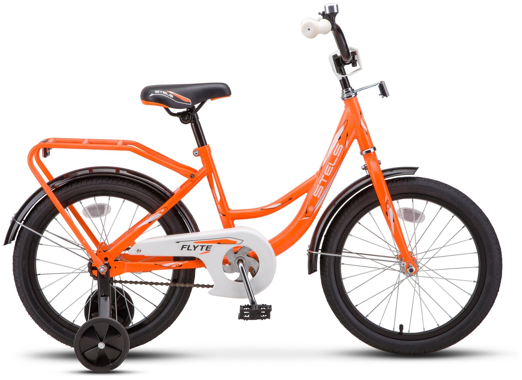 Детский велосипед STELS Flyte 18 Z011 (2021) оранжевый 12" (требует финальной сборки)