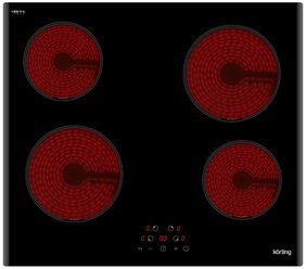 Электрическая варочная панель Korting HK 60003 B, черный