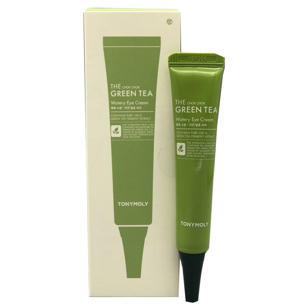 TONYMOLY THE CHOK CHOK GREEN TEA Watery Eye Cream Увлажняющий крем для кожи вокруг глаз с экстрактом зеленого чая