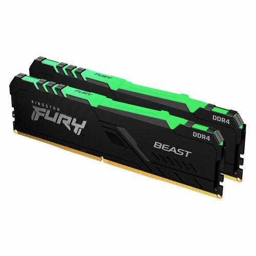 Память оперативная DDR5 Kingston Fury Beast CL40 32Gb PC44800, 5600Mhz (KF556C40BBAK2-32) - фото №12