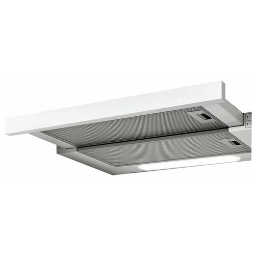 вытяжка телескопическая elica elite 14 lux grvt a 90 650 м³ ч 121 вт led освещение 2x3 вт ширина 89 8 см черное стекло нерж Встраиваемая вытяжка Elica ELITE 14 LUX GRVTWH/A/90, цвет корпуса white, цвет окантовки/панели белый