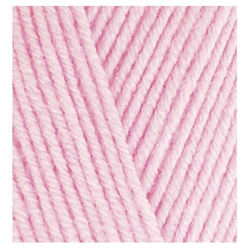 Купить Пряжа для вязания Ализе Baby Best (90% акрил, 10% бамбук) 5х100г/240м цв.185 св.розовый, Alize