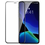 Защитное стекло Baseus для iPhone X / XS / 11 Pro с рамкой Full Screen 0.3 мм 9H 2 шт. в комплекте - изображение