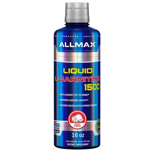 ALLMAX L-карнитин 1500, 473 мл., фруктовый пунш