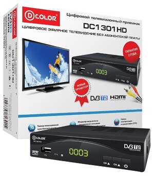 ТВ-тюнер D-COLOR DC1301HD