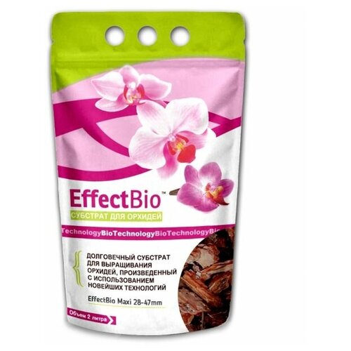 Субстрат EffectBio Bio Maxi для орхидей, 28-47 mm, 2 л, 0.39 кг субстрат для орхидей effectbio start
