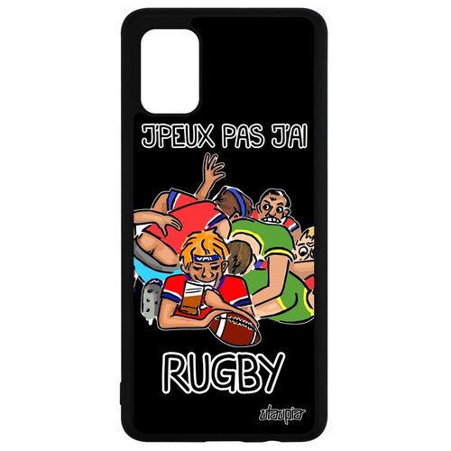 фото Чехол на смартфон samsung galaxy a51, "не могу - у меня регби!" комикс юмор utaupia