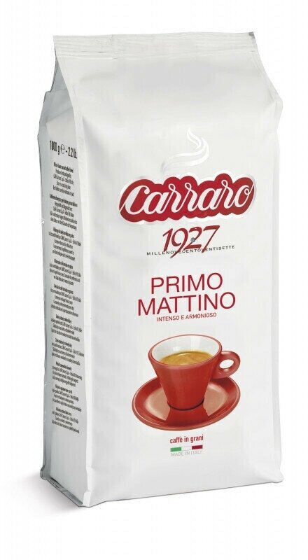 Кофе в зернах Carraro Primo Mattino (Примо Маттино) 1кг