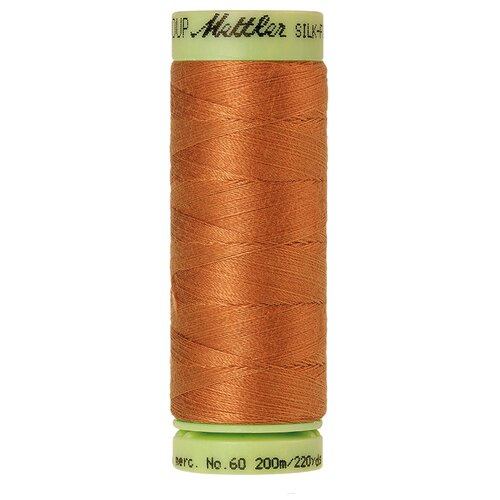 Нить для машинного квилтинга SILK-FINISH COTTON 60, 200 м 100% хлопок 0899 Bronze ( 9240-0899 )