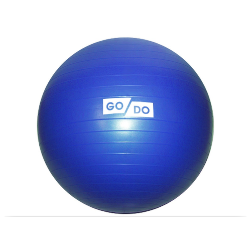 фото Мяч для фитнеса 'anti-burst gym ball' матовый. диаметр 65 см: fb-65 850 г (синий) sprinter