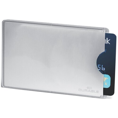 Кредитница DURABLE AC31741, лаковая, серый, серебряный кредитница durable d2309 58 серый