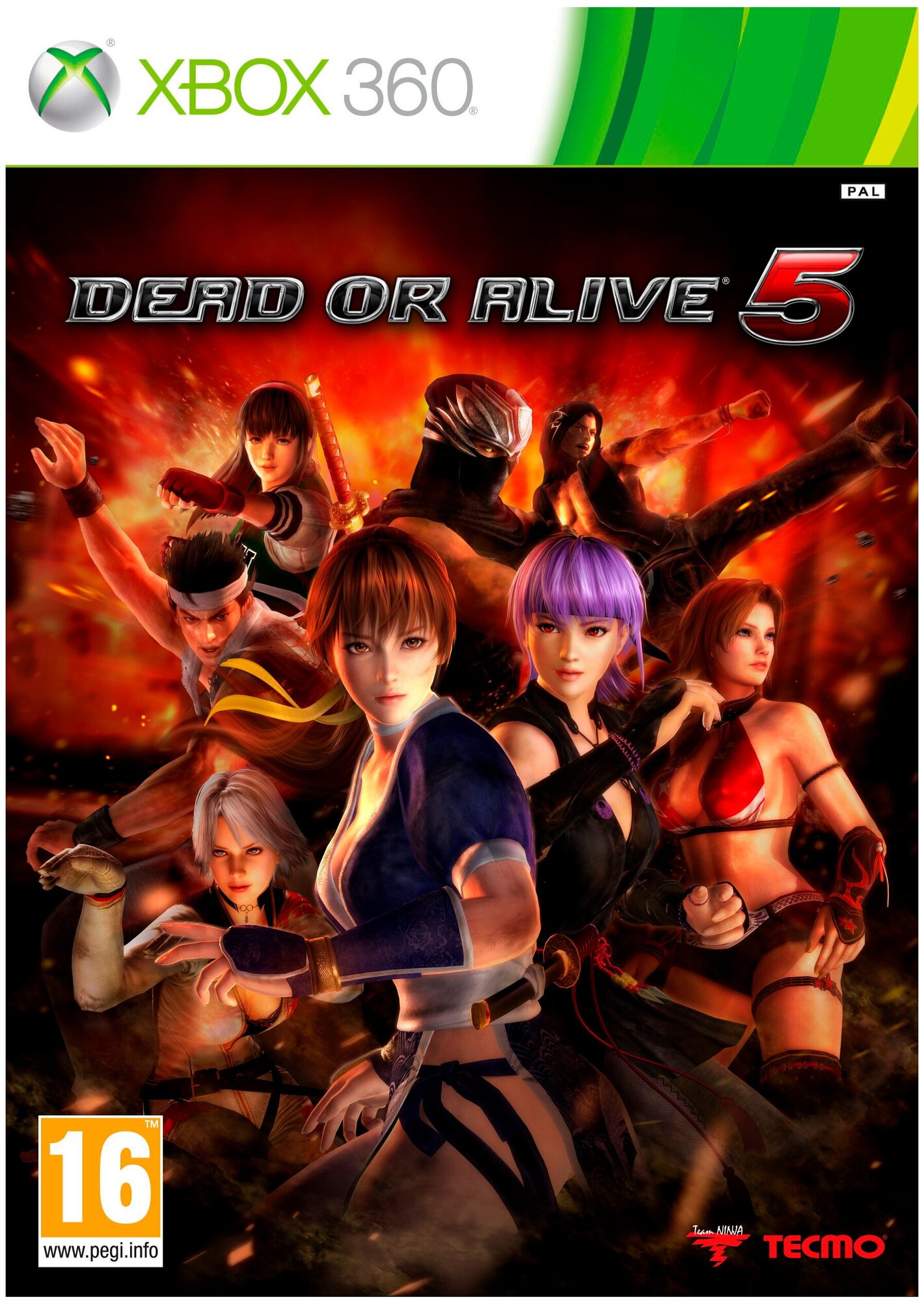 Dead or Alive 5 (Xbox 360) английский язык