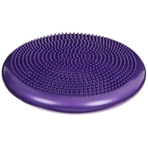 Подушка балансировочная, массажная, d=35 см, цвет фиолетовый, "Hidde"